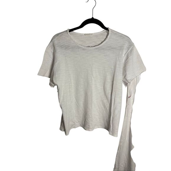 Pitusa Set Slub Knit Wide Leg Pants and Top Women’s Size Medium - Picture 5 of 8